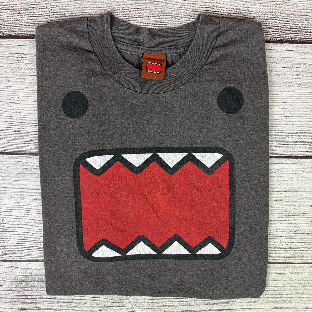 2010 Y2k Domo Kun Big Face Graphic T-shirt